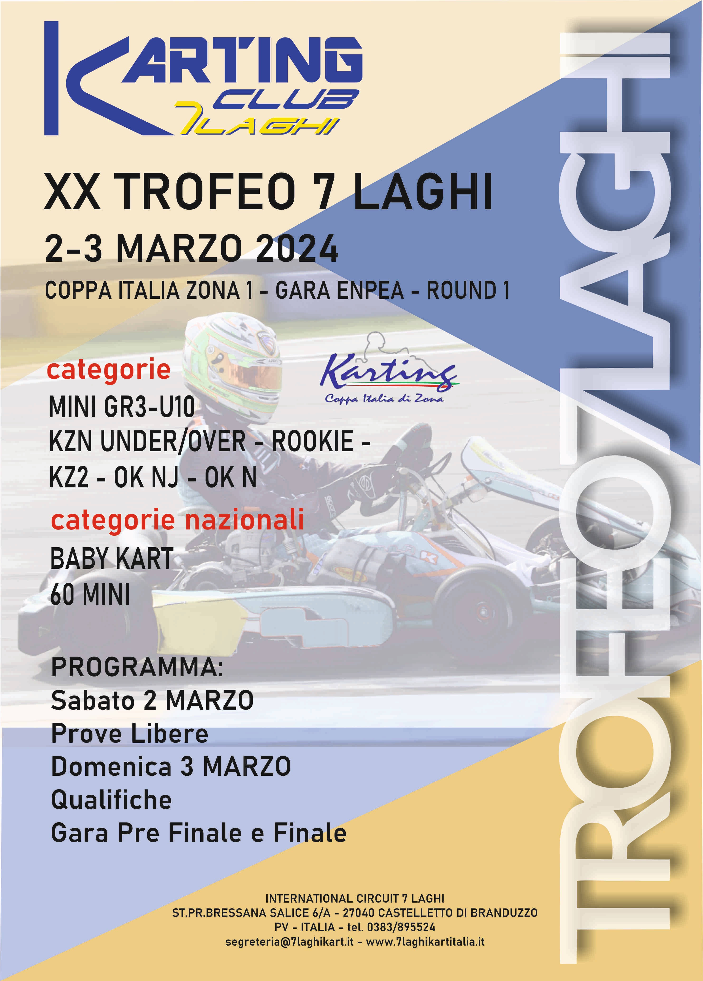 XX TROFEO 7 LAGHI - COPPA ITALIA ZONA 1 - R.1